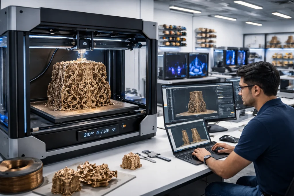 the 3d printing lab
