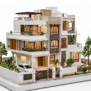 architecture model (custom 3d)