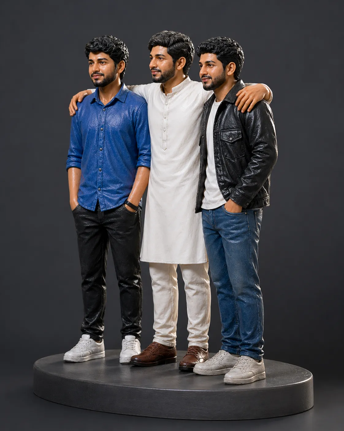 3d printed friends group miniature – 3 friends 3d printed friends group miniature – 3 friends