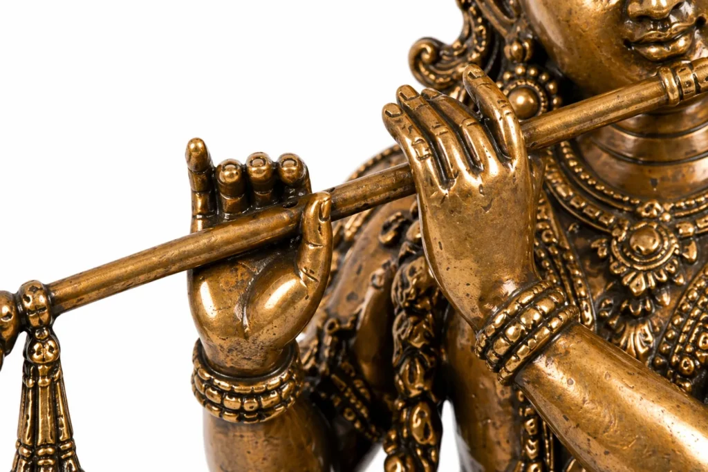 panchalogam krishna bronze statue